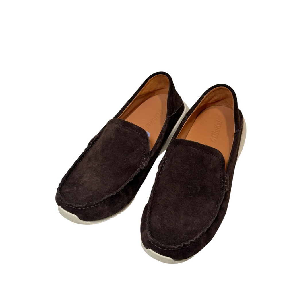 OluKai Ka'a Loafer Men's Size 8.5 W Wide Dark Brown Suede Slip-On Shoes NEW - Picture 2 of 8